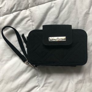 Vera Bradley Black Wristlet